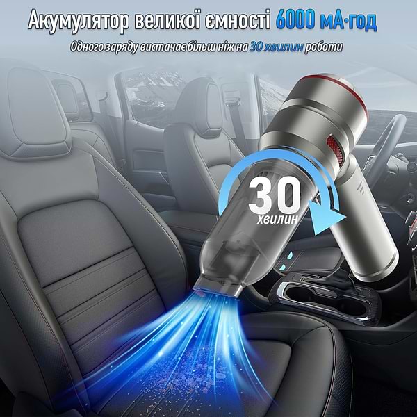 Фото - Автомобільний пилосос Suitu ST-6659 Silver Red