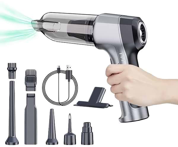 Фото - Пылесос ручной для автомобиля Suitu ST-6687 Silver Black