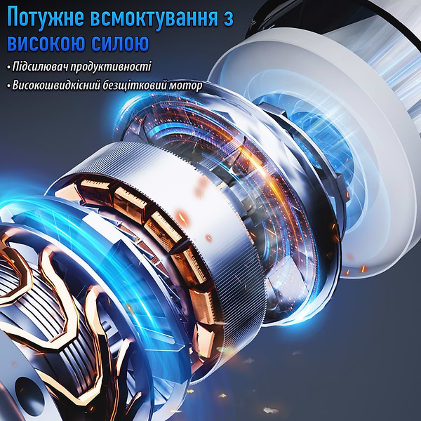 Фото - Пылесос ручной для автомобиля Suitu ST-6687 Silver Black