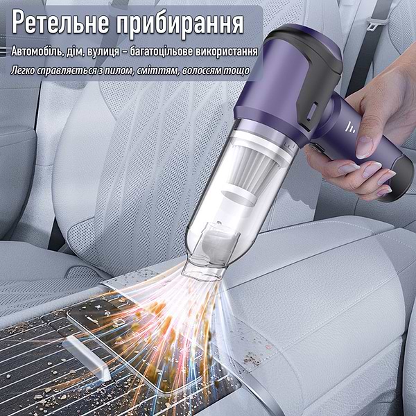 Фото - Пылесос ручной для автомобиля Suitu ST-6684 Black Blue