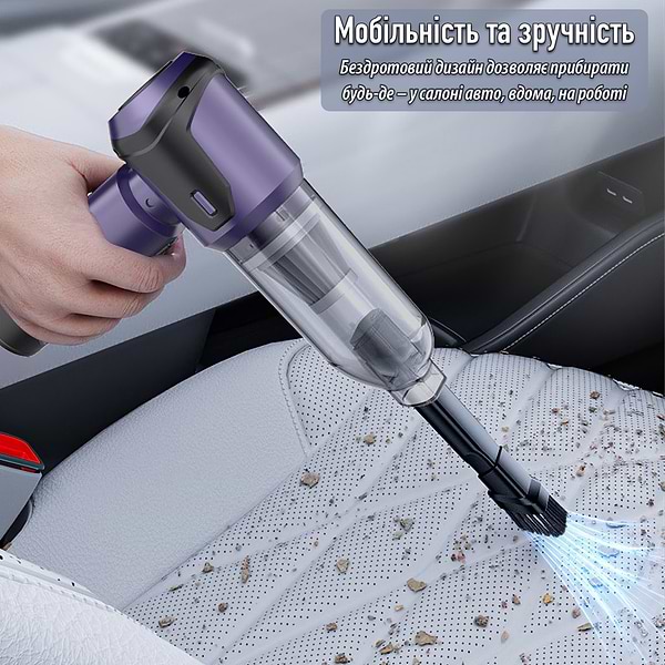 Фото - Пылесос ручной для автомобиля Suitu ST-6684 Black Blue