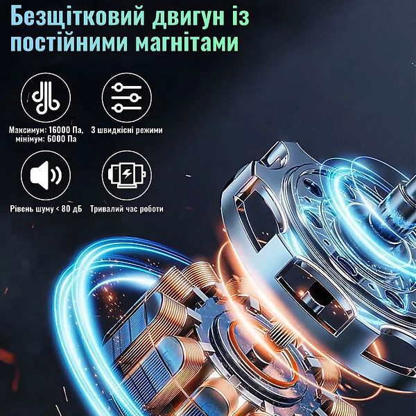 Фото - Пылесос ручной для автомобиля Suitu ST-6670 Black Green