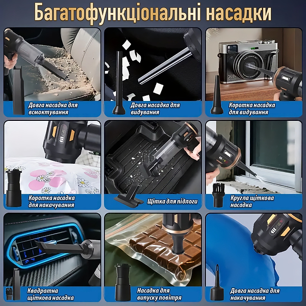 Фото - Пылесос ручной для автомобиля Suitu ST-6900BPlus - Blackish Gold