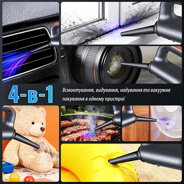 Фото - Пылесос ручной для автомобиля Suitu ST-126-Painted - Orange