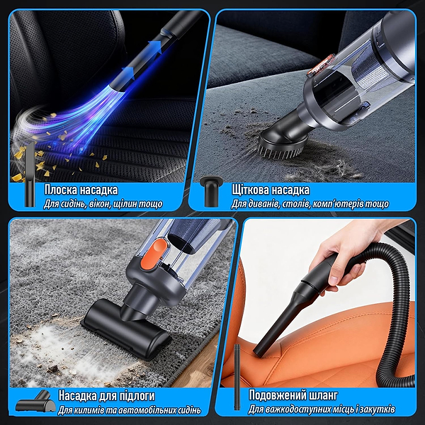 Фото - Пылесос ручной для автомобиля Suitu ST-126-Painted - Orange