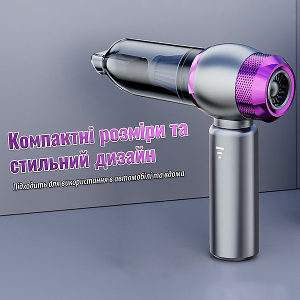 Фото - Пылесос ручной для автомобиля Suitu ST-6669B Gray Purple