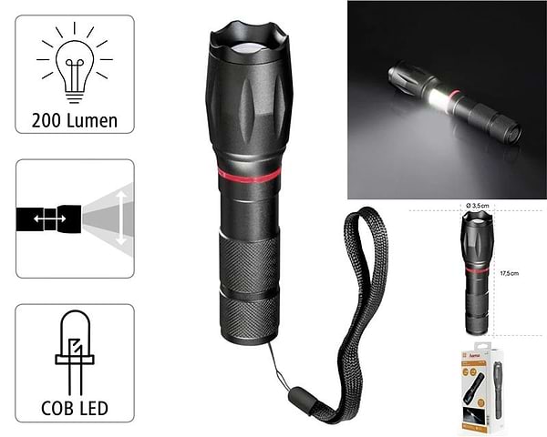 Фото - Фонарь Hama Solid Pro L200 Black