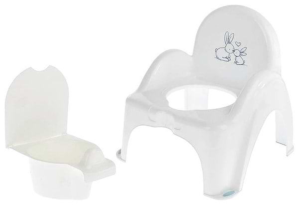 Фото - Горщик дитячий Tega Baby стільчик Зайчики з музикою Салатовий (PO-065-105)