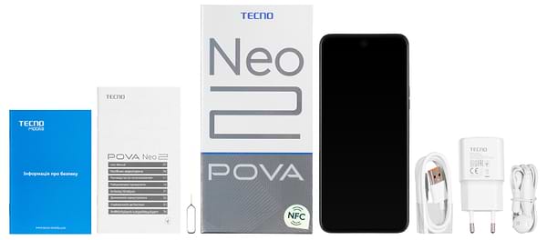Фото - Смартфон Tecno Pova-4 8/128Gb Uranolith Grey (LG7n)