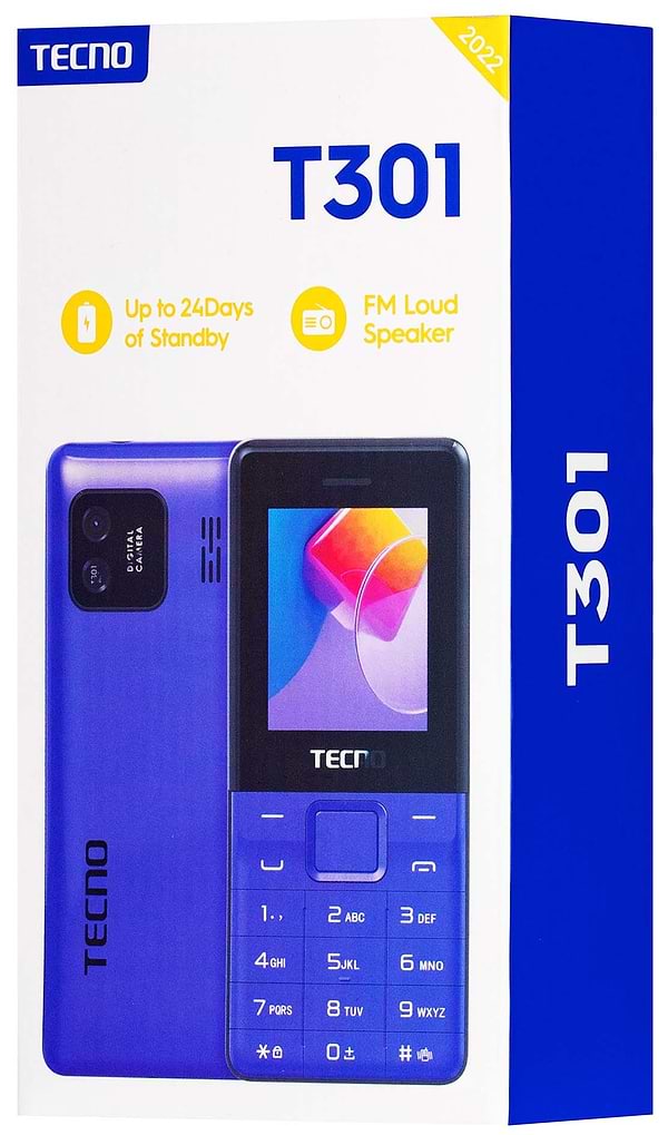 Фото - Мобильный телефон Tecno T301 Dual Sim Deep Blue