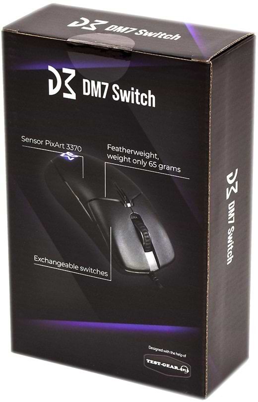 Фото - Мышь проводная игровая Dream Machines DM7 Switch Kailh PA 3370 Black
