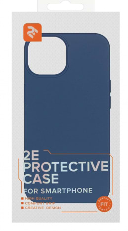 Фото - Чохол для смартфону 2E for Apple iPhone 14 Liquid Silicone Cobalt Blue (2E-IPH-14-OCLS-CB)