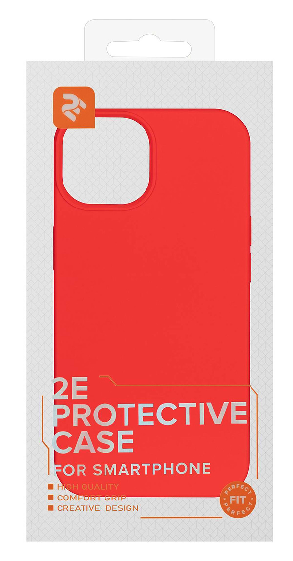 Фото - Чохол для смартфону 2E for Apple iPhone 14 Liquid Silicone Red (2E-IPH-14-OCLS-RD)