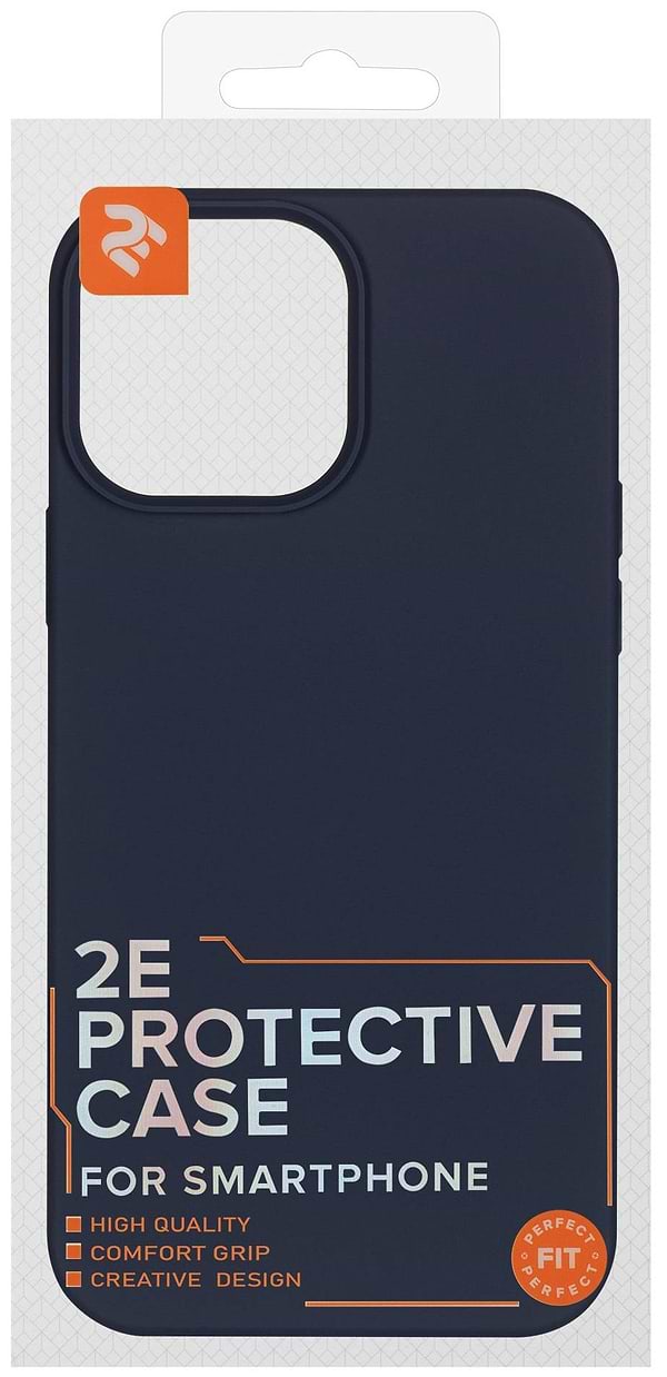 Фото - Чохол для смартфону 2E for Apple iPhone 14 Pro Max Liquid Silicone Midnight Blue (2E-IPH-14PRM-OCLS-MB)