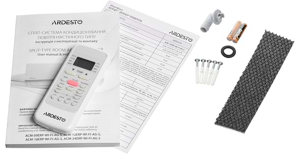 Фото - Кондиционер сплит Ardesto ACM-24ERP-R32-WF-AG-S