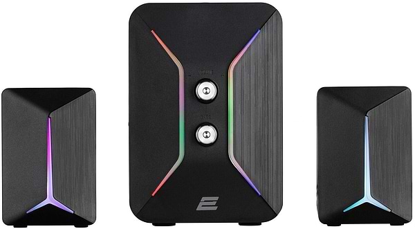 Фото - Комп'ютерна акустика компактна 2.0 2E PCS301 USB Black (2E-PCS301BK)