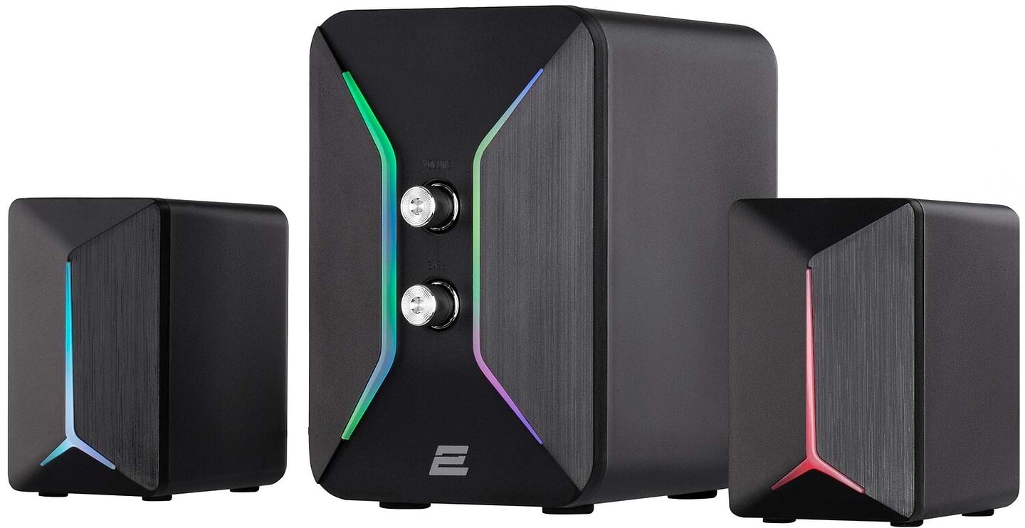 Комп'ютерна акустика компактна 2.0 2E PCS301 USB Black (2E-PCS301BK)