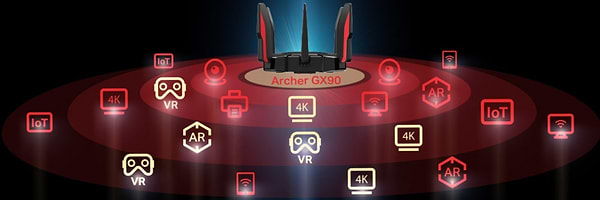 Фото - Маршрутизатор интернет WiFi6 TP-Link Archer GX90