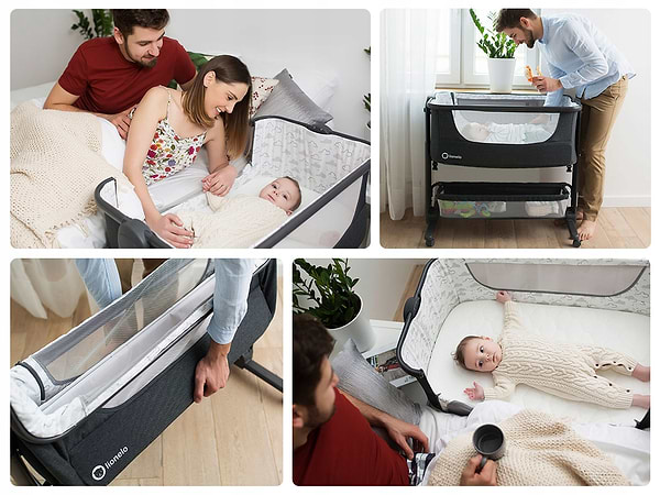 Фото - Ліжечко дитяче прямокутне Lionelo Timon