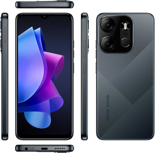 Фото - Смартфон Tecno Spark Go 2023 (BF7) 4/64Gb Endless Black