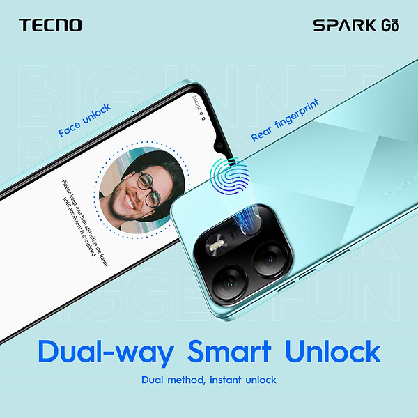 Фото - Смартфон Tecno Spark Go 2023 (BF7) 4/64Gb Endless Black