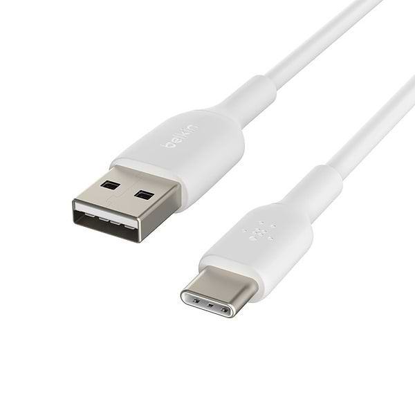 Фото - Кабель Belkin USB-A - USB-С PVC 1 м White (CAB001BT1MWH)
