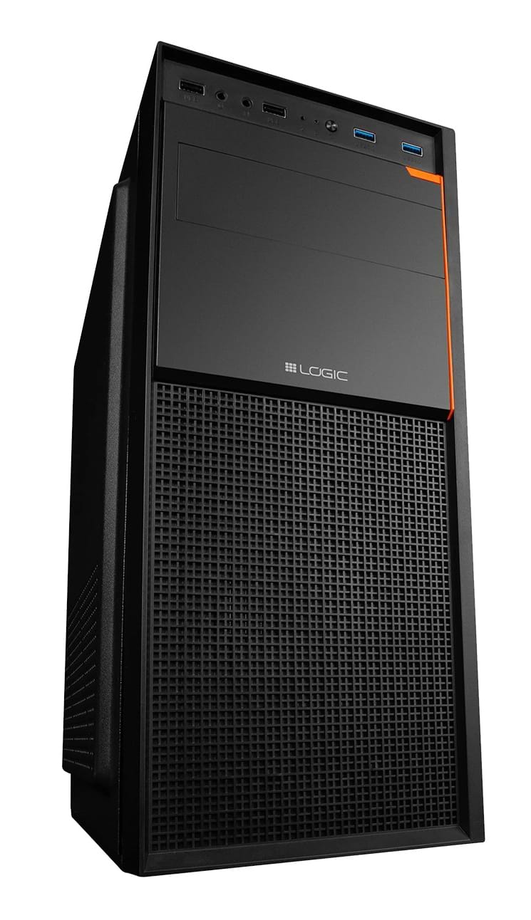 Корпус Logic Concept J23 USB 3.0x2+2.0x2 BLACK без БП ATX (AT-J023-10-0000000-0002)