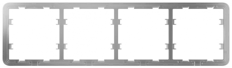 Рамки для вимикача на 4 секції Ajax Frame 4 seats for LightSwitch (000029758)