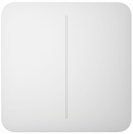 Кнопка для двоклавішного вимикача Ajax SoloButton 2-gang for LightSwitch Jeweler (000029791)