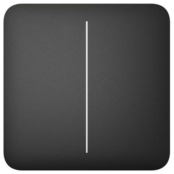 Кнопка для двоклавішного вимикача Ajax SoloButton 2-gang for LightSwitch, Jeweler (000029797)