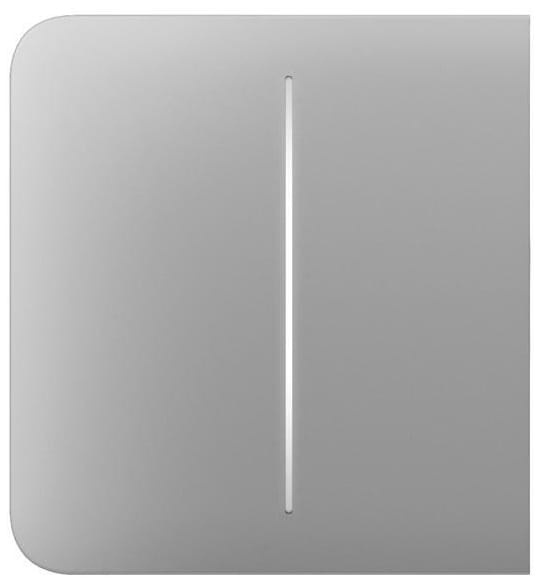 Кнопка бокова для двоклавішного вимикача Ajax SideButton 2-gang for LightSwitch Jeweler Fog (000029816)