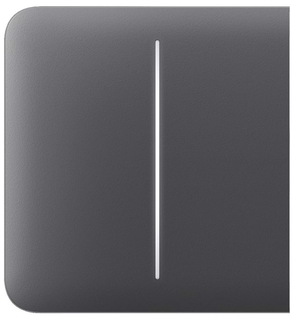 Фото - Кнопка бокова для двоклавішного вимикача Ajax SideButton 2-gang for LightSwitch Jeweler Graphite (000029822)