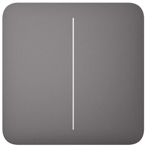 Кнопка для двоклавішного вимикача Ajax SoloButton 2-gang for LightSwitch, Jeweler (000029826)