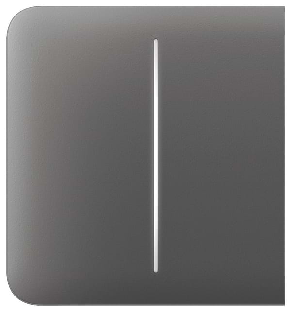 Фото - Кнопка бокова для двоклавішного вимикача Ajax SideButton 2-gang for LightSwitch Jeweler Grey (000029828)
