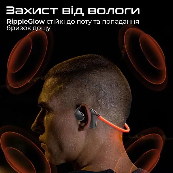 Фото - Наушники вкладыши беспроводные Promate rippleglow.black