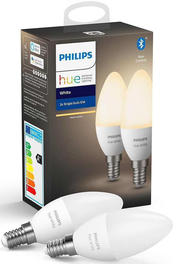 Фото - Розумна лампа Philips Bridge E27 White 2 шт. та E14 White 2 шт. (BRIDGE+E27W_2PCS+E14W_2P)