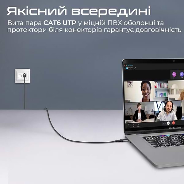 Фото - Перехідник USB Type-C - RJ-45 Promate clink-rj45