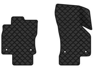 Коврики из экокожи в салон авто передние EVAtech для Octavia A7 MT Skoda 2013-2020 3 поколение Liftback EU (SK3640AB2AV4BBB)