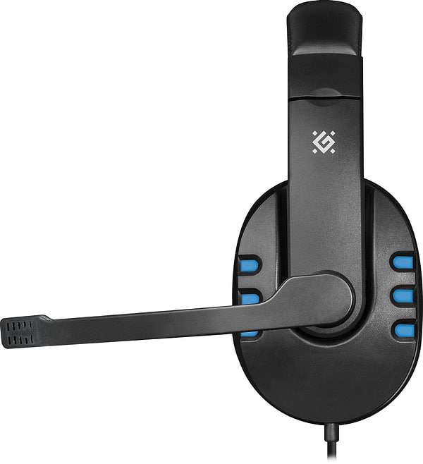 Фото - Гарнитура проводная игровая Defender Warhead G-160 Black/Blue (64118)