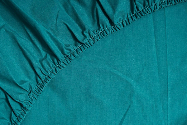 Фото - Простирадло полуторне Moon&Star на гумці Green Deep Бязь Gold Люкс 140х200х25 см (MS-850000310)