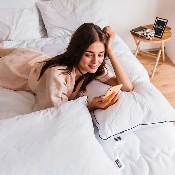 Фото - Подушка стандартная MirSon 1488 Royal Pearl memory effekt Высокая 70х70 см (2200001540408)