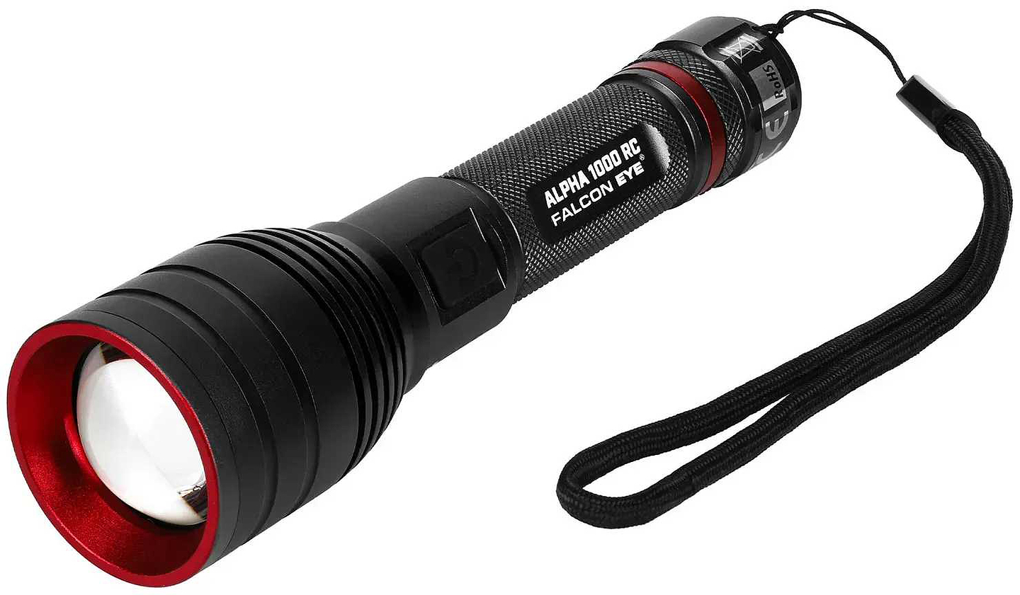 Фонарь аккумуляторный Falcon Eye 1000 RC (1000 Lm) Focus Rechargeable Type-C (FHH0122)