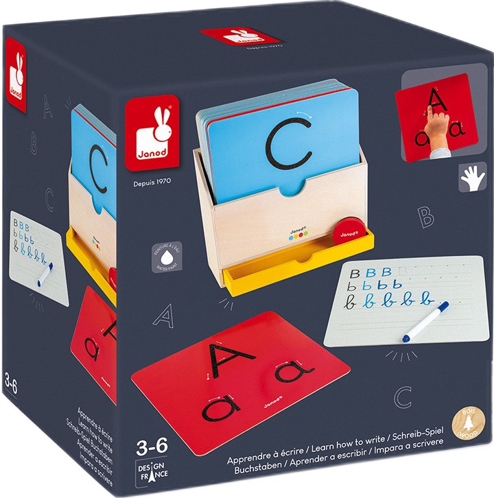 Настольная игра (3-4 года) Janod Учим английский алфавит (J05074)