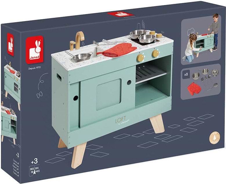 Сюжетно-ролевая игра. Кухня Janod лофт (J06556)