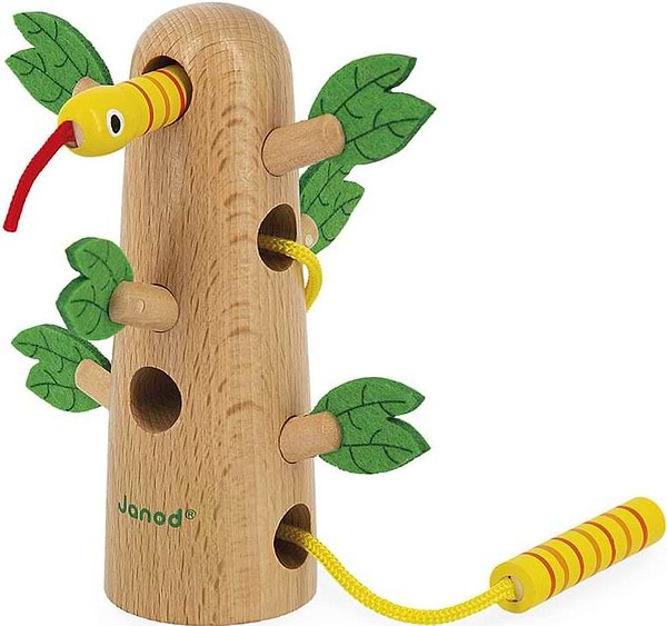 Фото - Настільна гра (до 2 років) Janod дерево тропік (J08265)