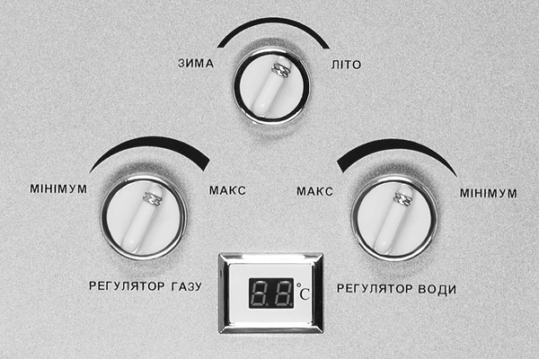Фото - Газова колонка Ardesto TFGBH-10B-X1-Steel