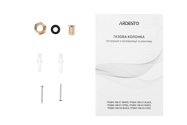 Фото - Газова колонка Ardesto TFGBH-10B-X1-Steel