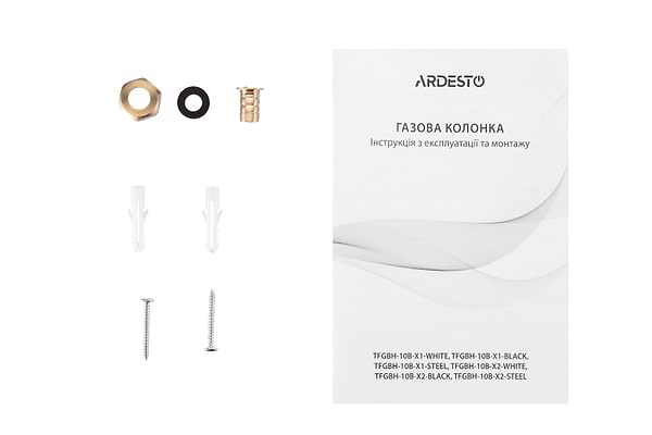 Фото - Газова колонка Ardesto TFGBH-10B-X2-Black