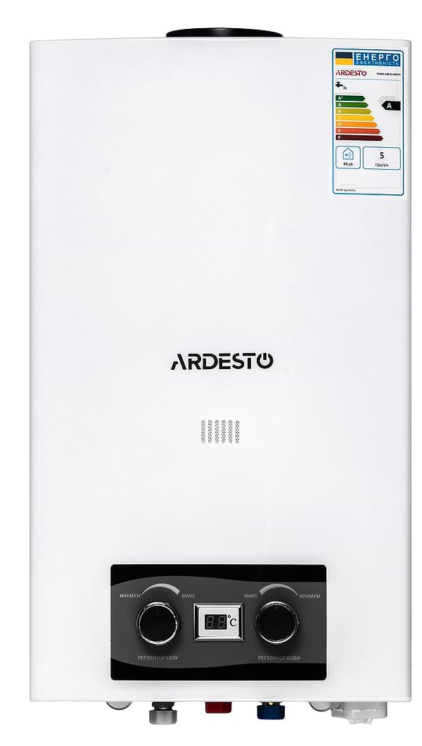 Фото - Уценка - Газовая колонка Ardesto TFGBH-10B-X2-White