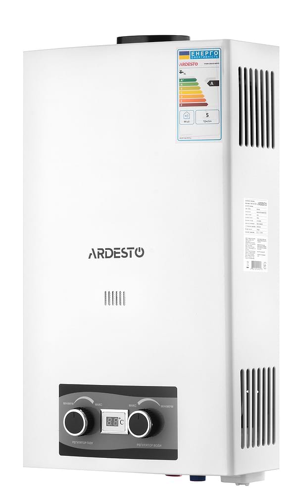 Фото - Уценка - Газовая колонка Ardesto TFGBH-10B-X2-White
